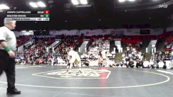 175 lbs Finals (8 Team) - Braxten Roche, Detroit Catholic Central vs Joesph Cappellano, Hartland