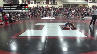 J-7 lbs Quarterfinal - August Alborn, Waverly Area Wrestling Club vs Gannon Knutson, Outlaw Wrestling Club