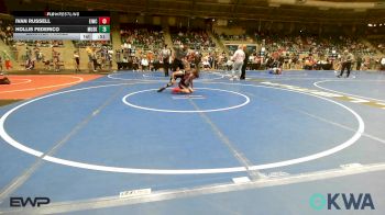 70 lbs Quarterfinal - Ivan Russell, Eufaula Ironheads Wrestling Club vs Hollis Federico, Muskogee Rougher Youth Wrestling