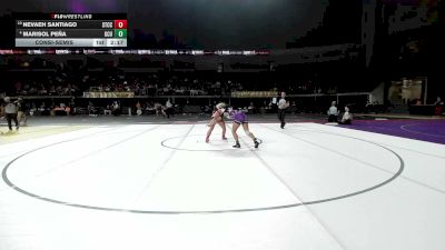 124 lbs Consolation - Nevaeh Santiago, Springfield Technical CC vs Marisol Peña, Grand Canyon