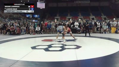126 lbs Champ. Rd Of 64 - Brodie Lawrence, Minnesota vs Landon Near, Illinois