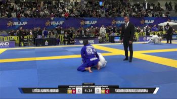 Yasmin Rodrigues Barauna vs Letícia Kamiya Hirano 2026 European Jiu-Jitsu IBJJF Championship