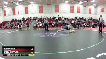 140 lbs 1st Place Match - Kaley Sheppard, Cloverleaf vs Sophia Byers, Rootstown