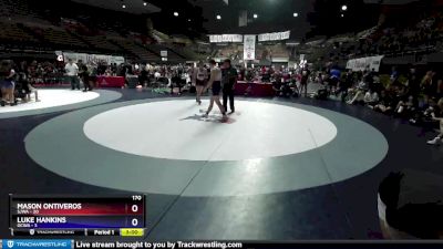 170 lbs Round 1 (16 Team) - Mason Ontiveros, SJWA vs Luke Hankins, OCWA