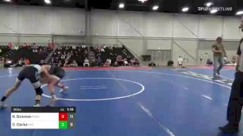 95 lbs Rr Rnd 5 - Revin Dickman, POWA 14U vs Dj Clarke, Roundtree Wrestling Academy 14U