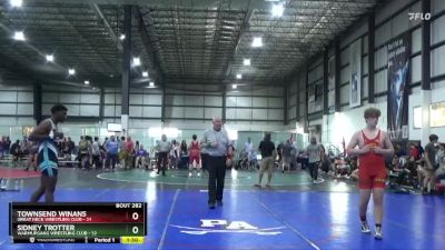 190 lbs Cons. Round 2 - Sidney Trotter, Warmupgang Wrestling Club vs Townsend Winans, Great Neck Wrestling Club