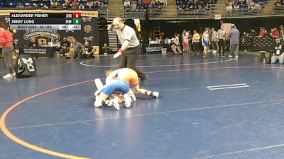 90 lbs Consy 4 - Alexander Fisher, Jersey Shore vs Jimmy Long, Seneca Valley