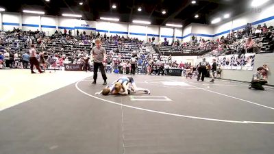 67-70 lbs Consolation - Desmond Gibson, Tecumseh Youth Wrestling vs Raytin Priddy, Noble Takedown Club