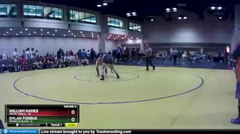 160 lbs Round 6 (8 Team) - William Hames, Social Circle vs Dylan Forbus, Franklin Black