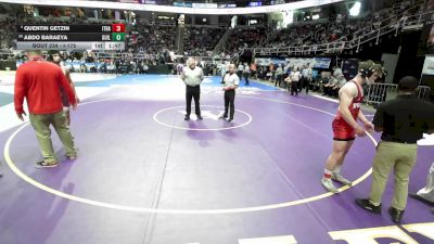 I-175 lbs Champ. Round 2 - Abdo Baraeya, Guilderland vs Quentin Getzin, Ithaca
