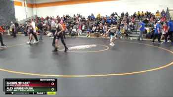 105 lbs Quarterfinal - Jaxson Mehlert, Big Game Wrestling Club vs Alex Wardenburg, North Liberty Wrestling Club