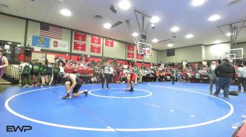 215 lbs Consi Of 8 #2 - Daniel Perez, Kiefer High School vs Carsyn Kimrey, Tulsa Union