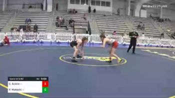 106 lbs Consolation - Canon Acklin, OK vs Porter Matecki, MO