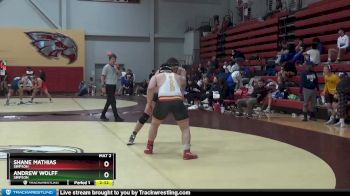 197 lbs Cons. Round 3 - Andrew Wolff, Simpson vs Shane Mathias, Simpson