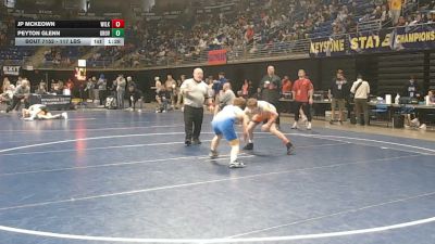 117 lbs Round Of 32 - JP McKeown, Wilkes-Barre vs Peyton Glenn, Grove City
