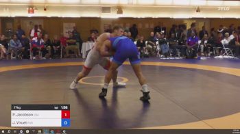 77 kg Semifinal - Payton Jon Jacobson, USA vs Jonathan Ender Viruet, PUR