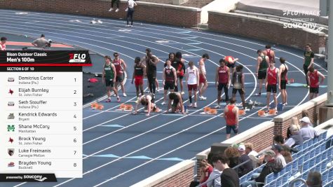 Men's 100m, Finals 6
