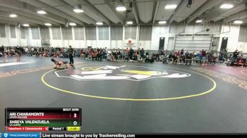 100 lbs Champ. Round 2 - Shreya Valenzuela, La Junta vs Ari Chiaramonte, Lewis-Palmer