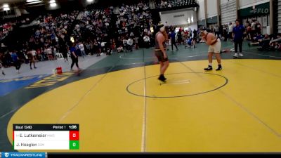 228-282 lbs Quarterfinal - Evan Lutkemeier, Minden Wrestling Club vs Jaxon Hoaglen, Concordia Omaha Mustangs