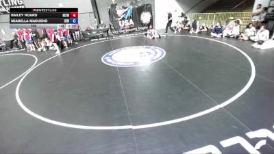 105 lbs Bailey Hoard, KTWA-Kings-Tulare Wrestling Association vs Miabella Madueno, IEWA - Inland Empire Wrestling Association