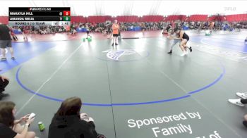 165 lbs Round 6 (10 Team) - Makayla Hill, Oswego East vs Amanda Meija, Geneseo