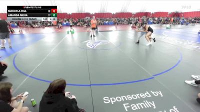 165 lbs Round 6 (10 Team) - Makayla Hill, Oswego East vs Amanda Meija, Geneseo