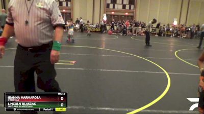 56/60 Quarterfinal - Gianna Marmarosa, Immortals vs Lincoln Blaszak, Lakeland Jr Wrestling