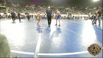 120 lbs Quarterfinal - Joseph Noteboom, Cowboy Wrestling Club vs Reed Lauderdale, Duncan Demon Wrestling