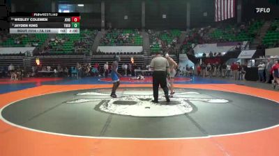 7A 126 lbs Champ. Round 1 - Jayden King, Tuscaloosa County vs Wesley Colemen, James Clemens HS