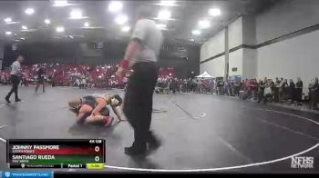 4A 138 lbs Quarterfinal - Johnny Passmore, South Pointe vs Santiago Rueda, May River
