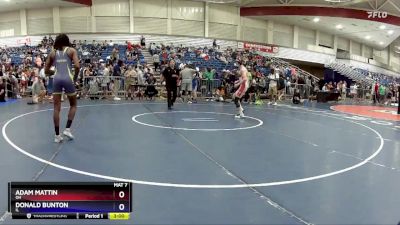 120 lbs Champ. Round 2 - Adam Mattin, OH vs Donald Bunton, IL