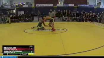 132 lbs Semifinals (4 Team) - Andrew Montagano, Wantagh Sr High vs Devin Walker, Brentwood High Sch