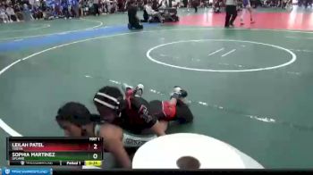 101 lbs Cons. Round 4 - Leilah Patel, Tustin vs Sophia Martinez, Upland