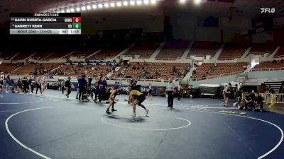 144-D2 Champ. Round 1 - Gavin Huerta-Garcia, Sunrise Mountain vs Garrett Kerr, Horizon High School