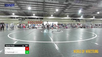 110 lbs Quarterfinal - Ava Rife, Palmyra Youth Wrestling Club vs Vivienne Yarbrough, Gracie Barra Westchase