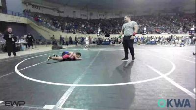 67 lbs Round Of 16 - Taylen Walden, Elgin Wrestling vs Jaxson Dilbeck, Woodland Wrestling Club