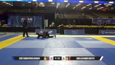 John Alexander Rapetti vs Cody Christopher Gerhart 2026 Pan Jiu Jitsu IBJJF Championship