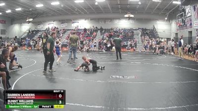 40 lbs Semifinal - Darren Landers, Eastside Youth Wrestling vs Sunny Williams, KC Elite Training Center