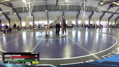 157 lbs Cons. Round 3 - Linden Amtoung, Garrett CC vs Michael Lewarchick, Kent State University