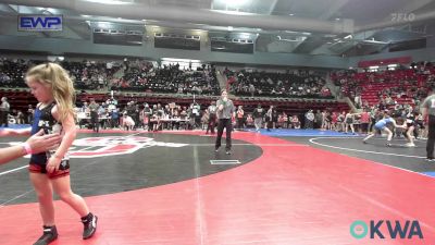 60 lbs Quarterfinal - Emmitt Pinkston, Catoosa Youth Wrestling vs Joseph Satoe, Keystone Wrestling Club