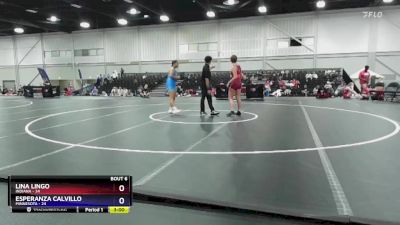 155 lbs Round 2 (6 Team) - Lina Lingo, Indiana vs Esperanza Calvillo, Minnesota