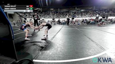 90 lbs Consi Of 4 - Kaisen Kelley, Raw Wrestling Club vs Henry Hibdon, Barnsdall Youth Wrestling