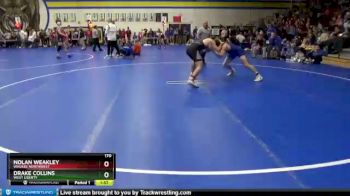 170 lbs Quarterfinal - Drake Collins, West Liberty vs Nolan Weakley, Waukee Northwest