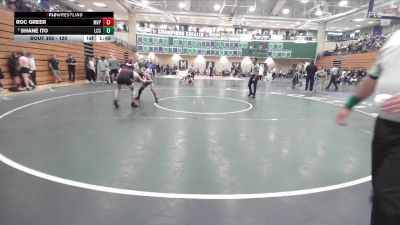 120 lbs Champ. Round 3 - Shane Ito, La Costa Canyon vs Roc Greer, Murrieta Valley