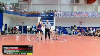 126 lbs Quarters & Wb (16 Team) - Ayden Bollinger, Delta vs Berke Eisenhauer, Heritage Hills