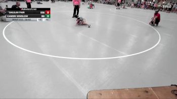 58-62 lbs Round 3 - Dalilah Fair, Mt Zion Kids WC vs Cambri Winslow, Rise Wrestling Academy