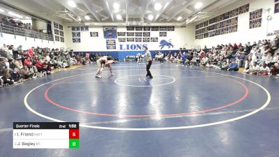 190 lbs Quarterfinal - Trevor Wilkinson, Mt. Ararat-Brunswick vs Ben Ronca, York