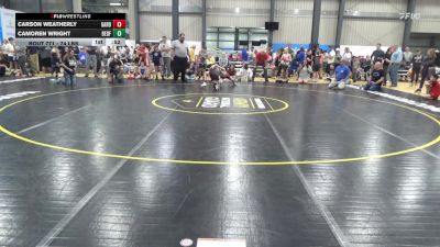 74 lbs Consi Of 8 #1 - Carson Weatherly, Gardners vs Camoren Wright, Bedford
