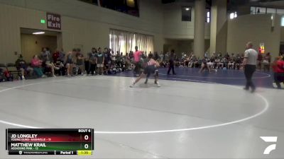 138 lbs Round 1 (32 Team) - JD Longley, Young Guns- Nashville vs Matthew Krail, Assassins Pink