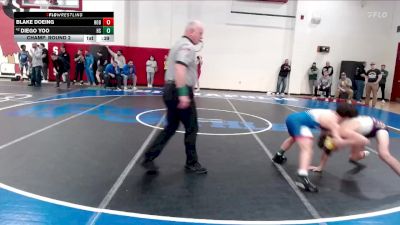 120 lbs Champ. Round 2 - Diego Yoo, Hamilton Southeastern vs Blake Doeing, Hobart